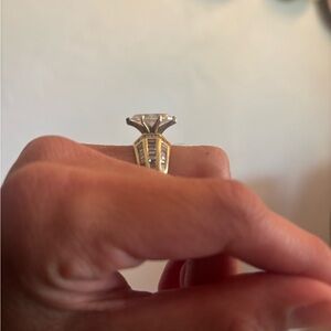 Engagement/ Wedding Ring Real gold and diamonds